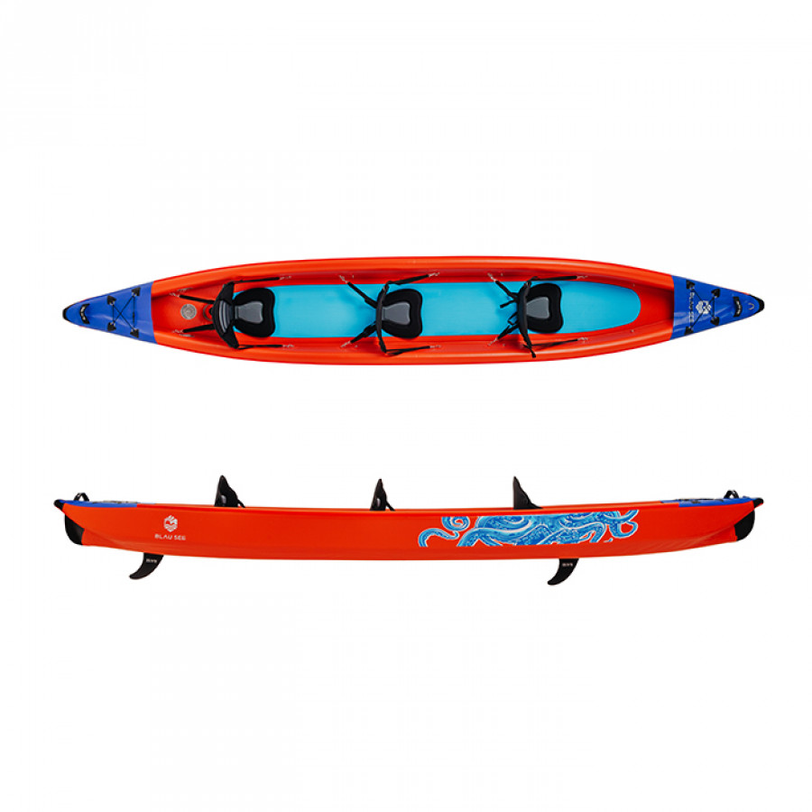 Надувной каяк Blau See Kraken-3 Expedition Надувной каяк Blau See Kraken-3 Expedition